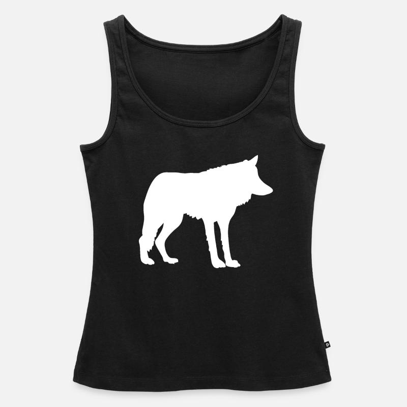 Wolf Pack Wolf Pack Wolf - Débardeur bio Premium Femme - noir