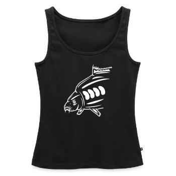 Karpfen Angeln Montage Carp Rig Shirt Geschenke - Frauen Premium Organic Tank Top - Schwarz - Vorne - AI Model Female 172 light (172cm)