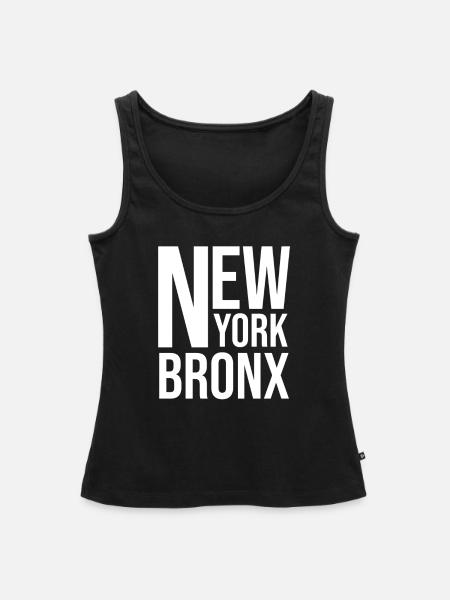 New York Bronx Souvenir - Frauen Premium Organic Tank Top - Schwarz