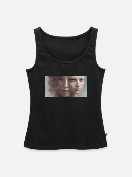 Renaissance - Frauen Premium Organic Tank Top - Schwarz