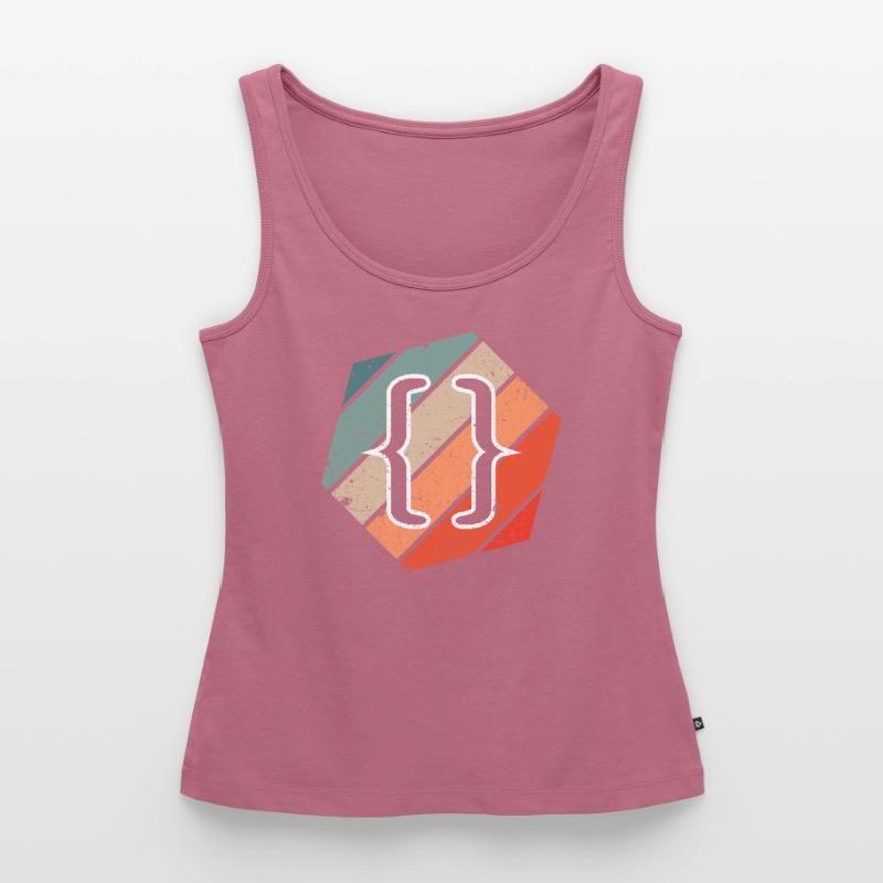 CSS Vintage Web Developer JavaScript et HTML 5 Débardeur bio Premium Femme