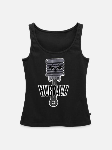 Hubraum - Frauen Premium Organic Tank Top - Schwarz