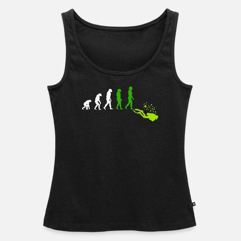 Diving Diver Scuba Evolution - Women’s Premium Organic Tank top - black
