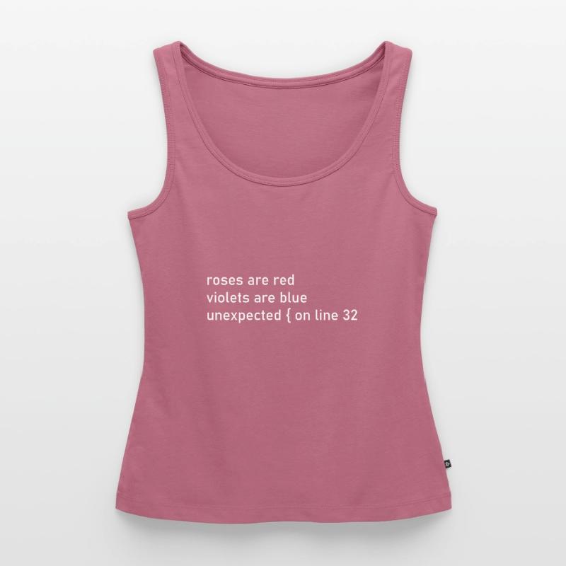 Lustiger Spruch Programmieren Informatiker Coder Frauen Premium Organic Tank Top