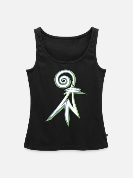 baslerstab Basel - Frauen Premium Organic Tank Top - Schwarz