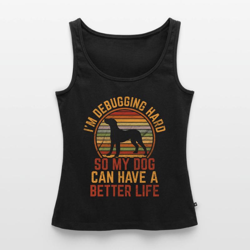 Debugging Hard Programmer Developer and Coder Gift Women’s Premium Organic Tank top