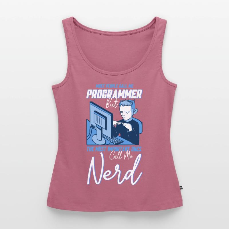 Software developer Computerfreak Programmer Women’s Premium Organic Tank top