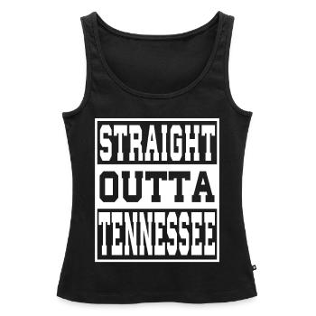 Tennessee disant drôle Tennessee Cadeau - Débardeur bio Premium Femme - noir - Devant - AI Model Female 172 light (172cm)