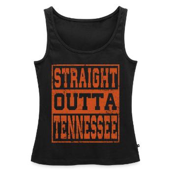 Tennessee disant drôle Tennessee Cadeau - Débardeur bio Premium Femme - noir - Devant - AI Model Female 172 light (172cm)