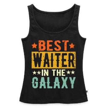 Best Kellner ever Kellner Geschenk - Frauen Premium Organic Tank Top - Schwarz - Vorne - AI Model Female 172 light (172cm)