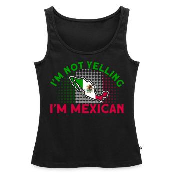 Mexikanische Flagge Mexikanische Wurzeln Geschenk - Frauen Premium Organic Tank Top - Schwarz - Vorne - AI Model Female 172 light (172cm)