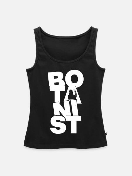 Botanik Beruf Arbeit - Botaniker - Frauen Premium Organic Tank Top - Schwarz