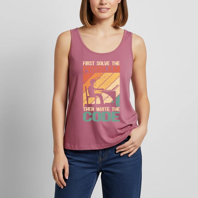 Software-Entwickler Programmierer programmieren Frauen Premium Organic Tank Top