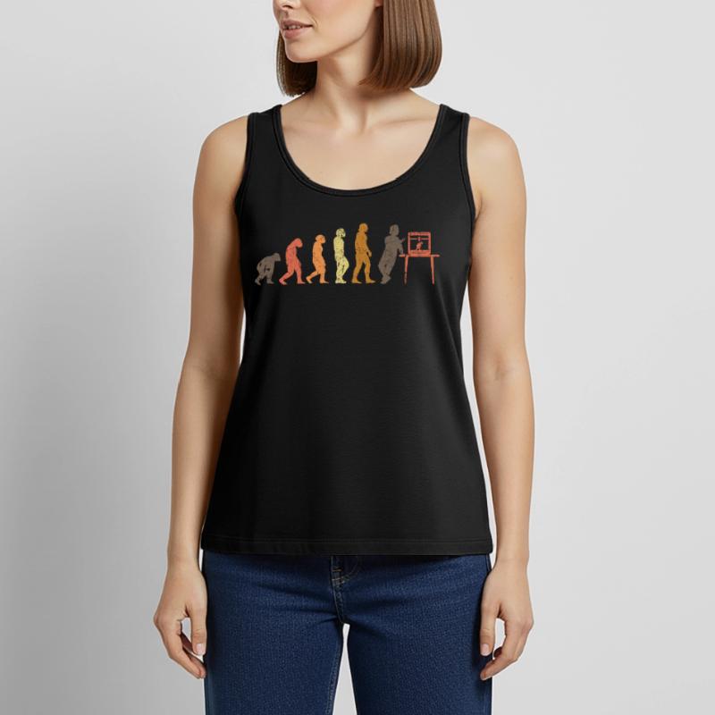 3D Printer Evolution 3D Printer Retro Women’s Premium Organic Tank top