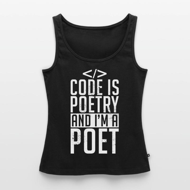 Code Codeur Programmeur Développeur Codeur Débardeur bio Premium Femme