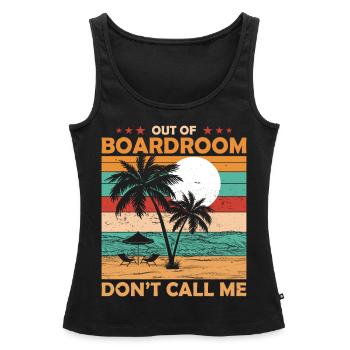 Ceo-rücktritt Aus Der Vorstandsetage Ceo Im - Frauen Premium Organic Tank Top - Schwarz - Vorne - AI Model Female 172 light (172cm)