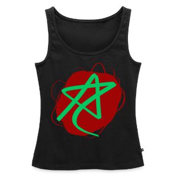 Marokko - Frauen Premium Organic Tank Top - Schwarz - Vorne - AI Model Female 172 light (172cm)