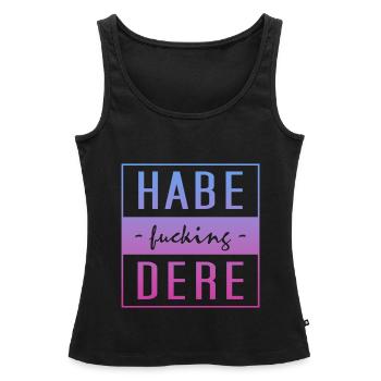 habe dere, minga, oberbayern, bayern - Frauen Premium Organic Tank Top - Schwarz - Vorne - AI Model Female 172 light (172cm)