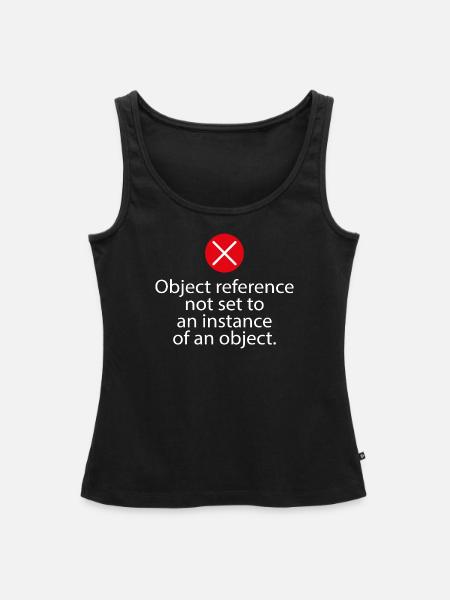 Objektreferenz - Frauen Premium Organic Tank Top - Schwarz