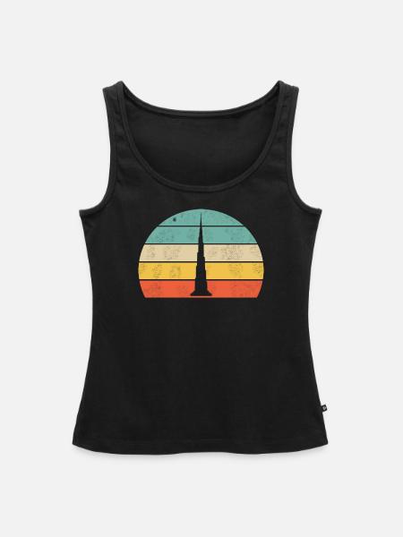 Dubai Shirt - Frauen Premium Organic Tank Top - Schwarz
