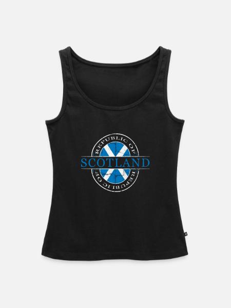 Scotland Schottland - Frauen Premium Organic Tank Top - Schwarz