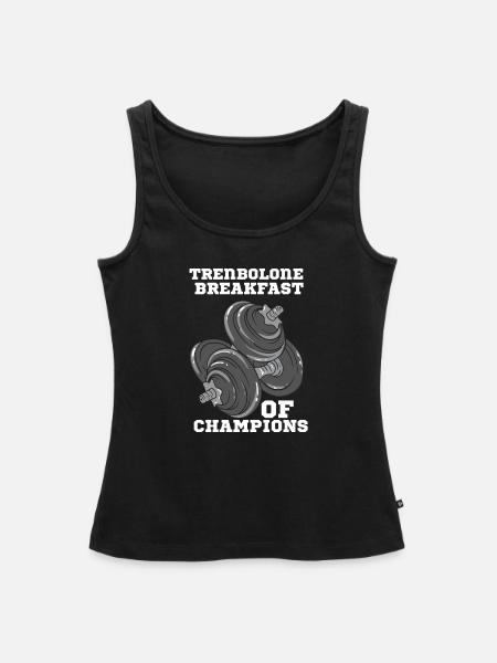 BODYBUILDING: Trenbolone - Frauen Premium Organic Tank Top - Schwarz