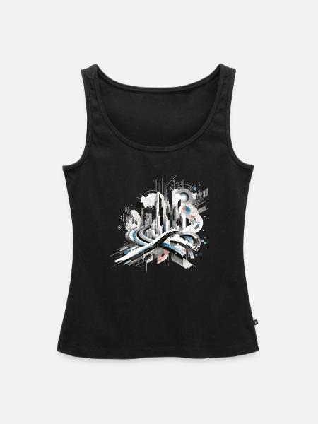 Moderne Stadtleben - Frauen Premium Organic Tank Top - Schwarz