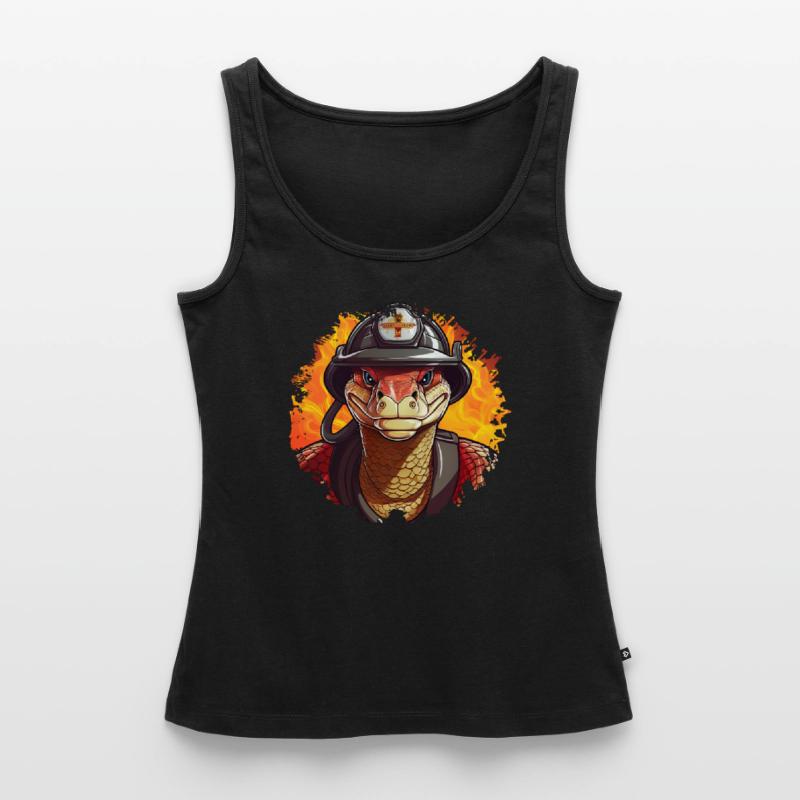 Brigade de pompiers de Python / Python pompier Débardeur bio Premium Femme