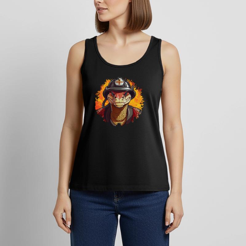 Brigade de pompiers de Python / Python pompier Débardeur bio Premium Femme