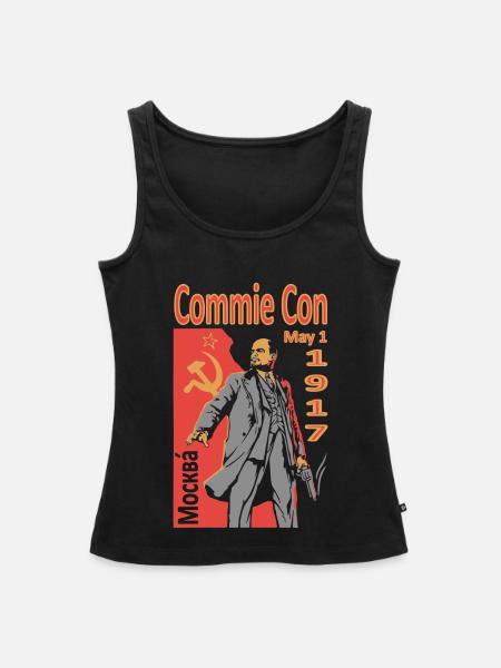 CommieCon1917 - Frauen Premium Organic Tank Top - Schwarz