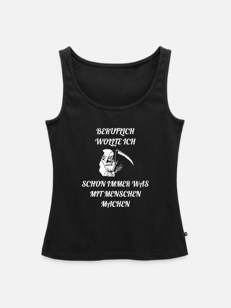 Der Tod - Frauen Premium Organic Tank Top - Schwarz