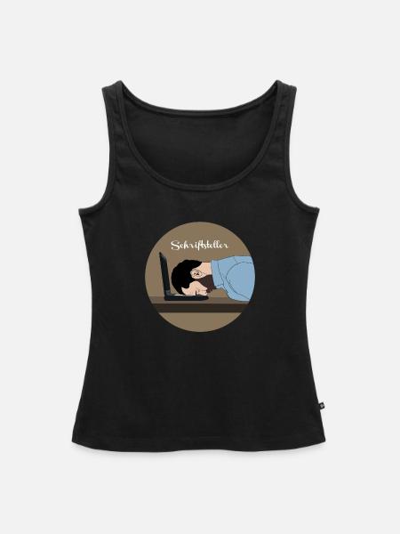 Schriftsteller - Frauen Premium Organic Tank Top - Schwarz