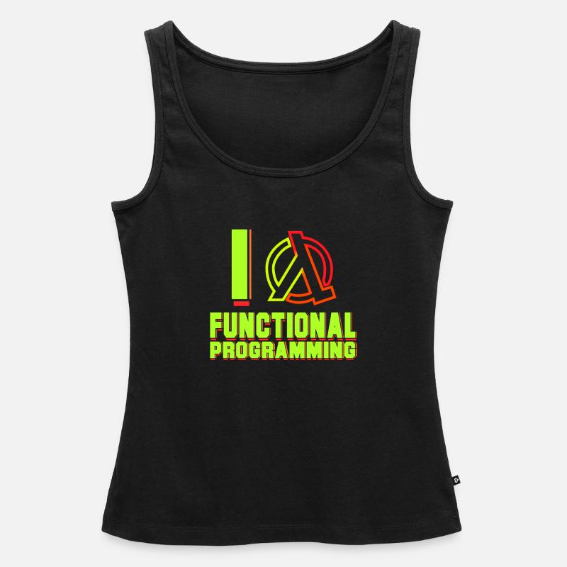 Programmierer Lambda - Frauen Premium Organic Tank Top - Schwarz
