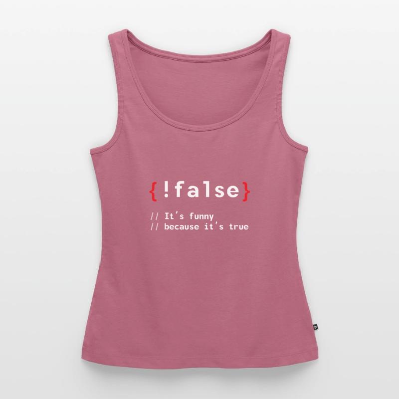 Coding Debug Admin Programm Geschenk Frauen Premium Organic Tank Top
