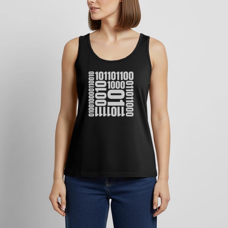 Binary Code Program Language Women’s Premium Organic Tank top