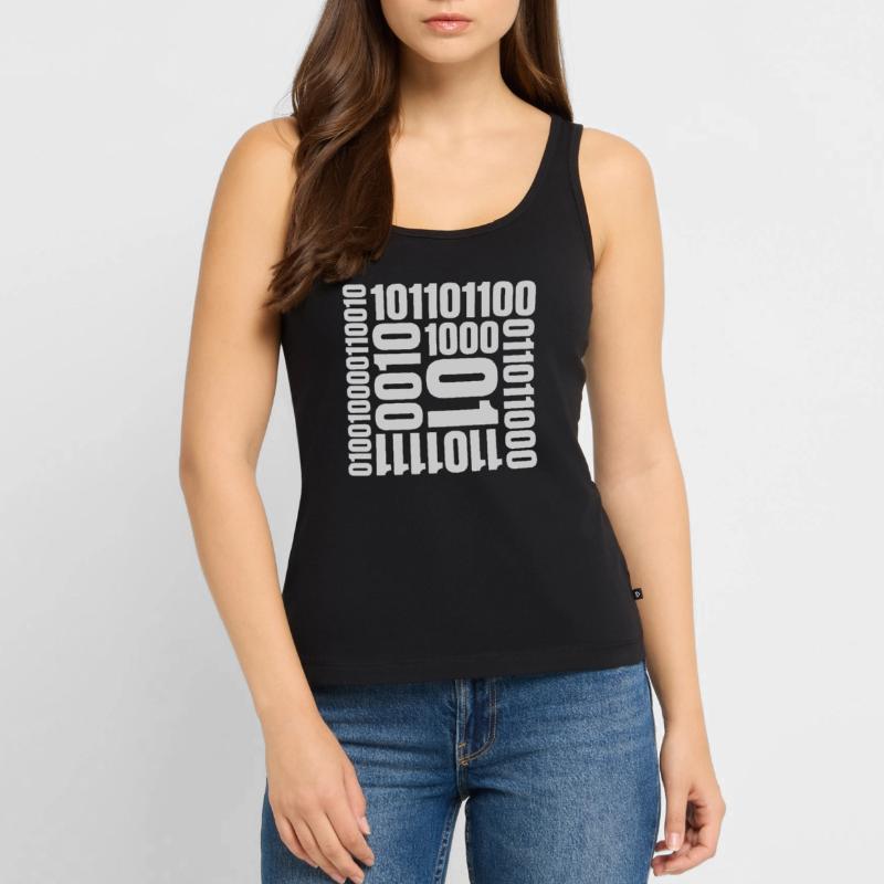Binary Code Program Language Women’s Premium Organic Tank top