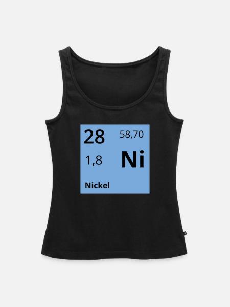 Nickel - Frauen Premium Organic Tank Top - Schwarz