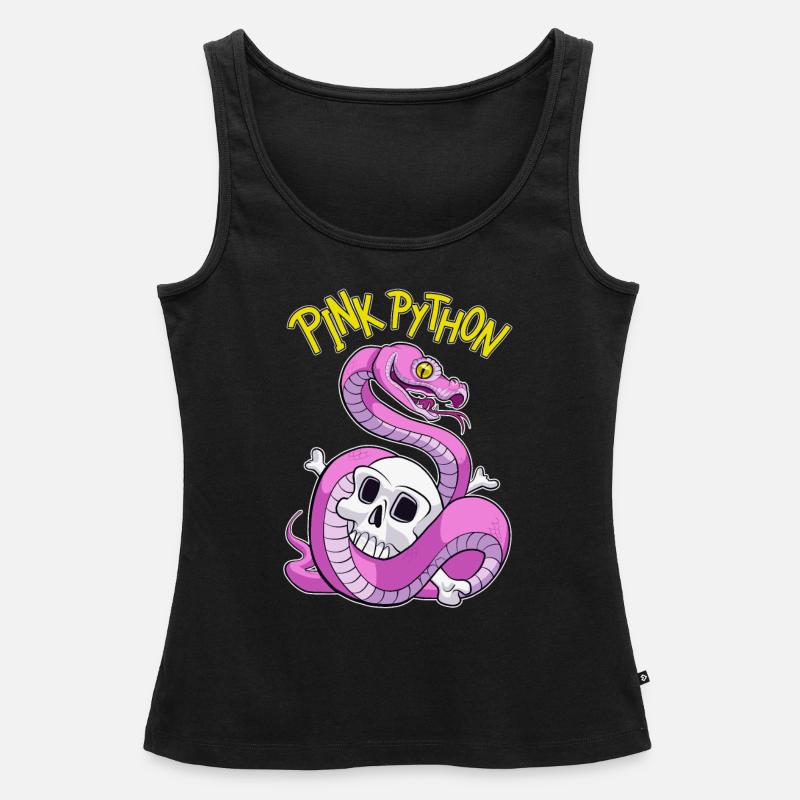 Pink Python - Débardeur bio Premium Femme - noir
