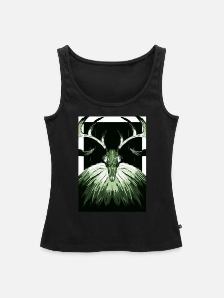 Druide - Frauen Premium Organic Tank Top - Schwarz
