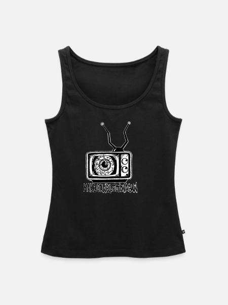 Hello1984 - Frauen Premium Organic Tank Top - Schwarz
