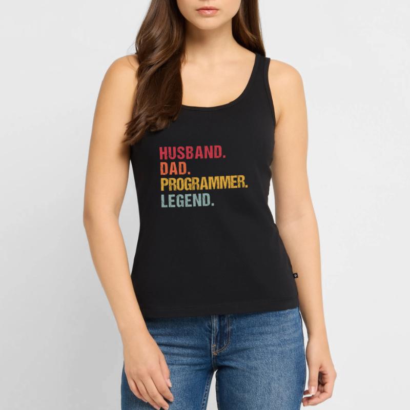 Programmierer Softwareentwickler Coder Sprüche Frauen Premium Organic Tank Top