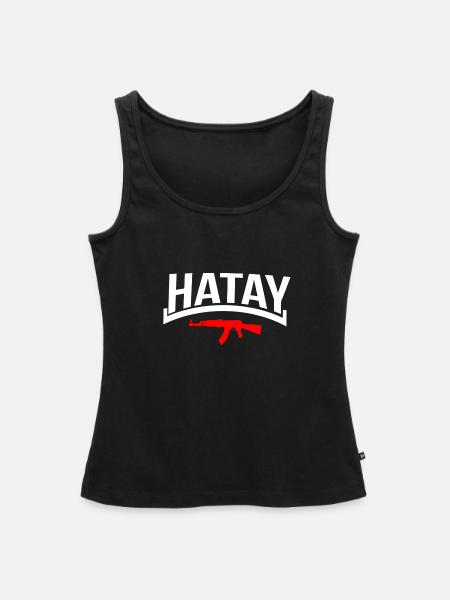 Hatay ak - Frauen Premium Organic Tank Top - Schwarz