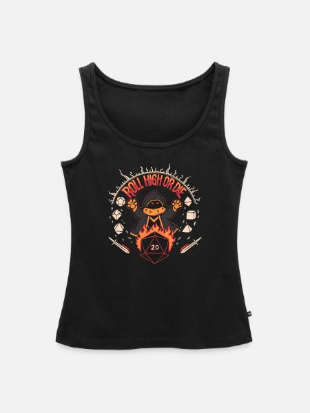 23F 0178 bk - Frauen Premium Organic Tank Top - Schwarz