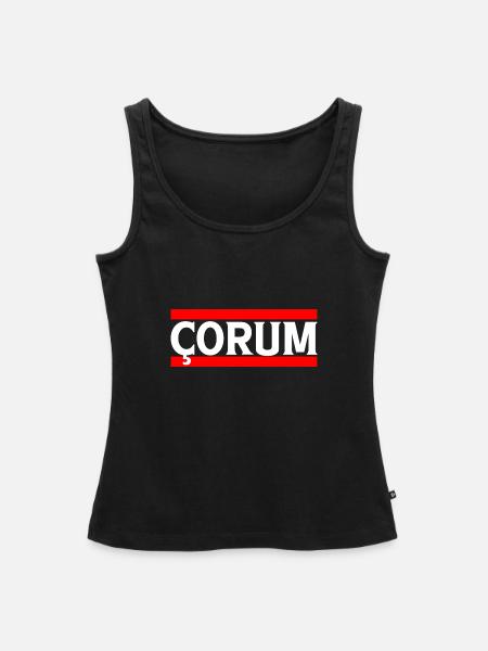 Çorum - Frauen Premium Organic Tank Top - Schwarz