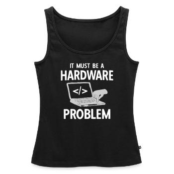 Software Ingenieur Informatiker Programmierer - Frauen Premium Organic Tank Top - Schwarz - Vorne - AI Model Female 172 light (172cm)
