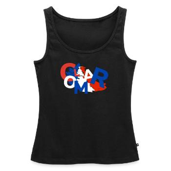 Colmar Souvenir T-Shirt Colmar Gift - Women’s Premium Organic Tank top - black - Front - AI Model Female 172 light (172cm)