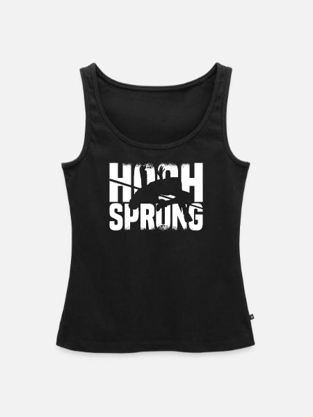 Hochsprung - Frauen Premium Organic Tank Top - Schwarz