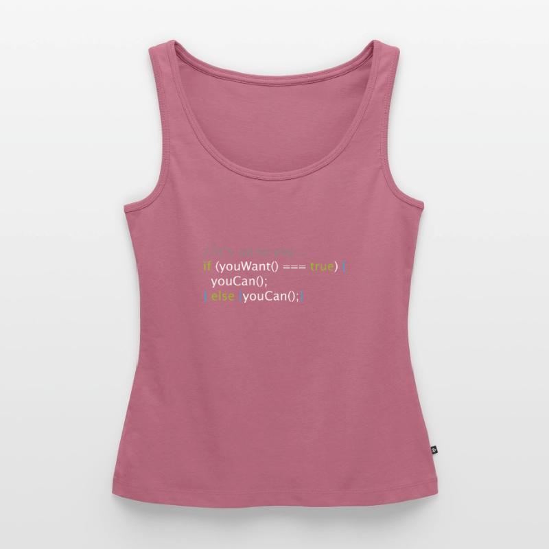 Informatik Nerd Geek Programmierer Code Frauen Premium Organic Tank Top