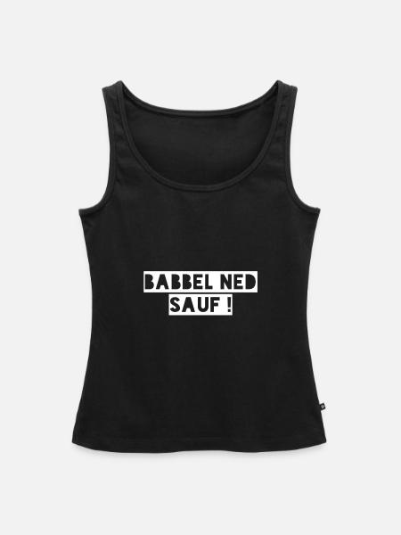 BABBEL - Frauen Premium Organic Tank Top - Schwarz