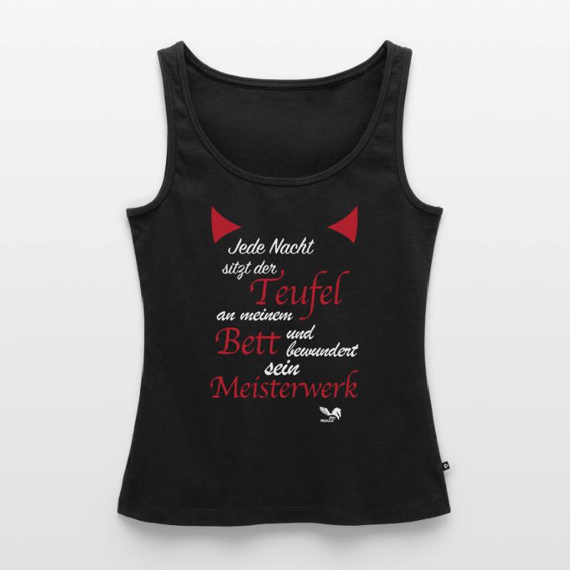 Devil, bed, devil, devil, halloween Women’s Premium Organic Tank top